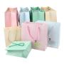 Handmade Wholesale Low Price Delicate Colorful Paper Gift Bag Packaging With Custom Own Logo