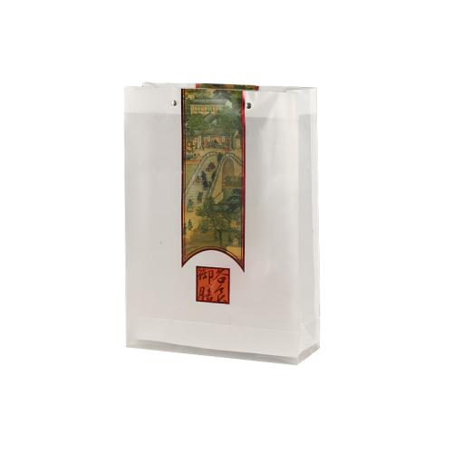 Promotional Custom Logo Plastic Pvc Shopping Bags Transparent Clear Gift Bags With Handle
