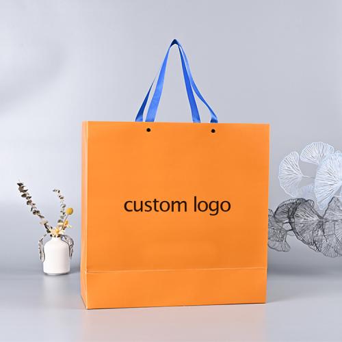 Custom New Design Luxury Gift Paper Bag Cheap Shopping Paper Garment Bags