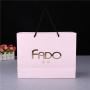 Wholesale Luxury Famous Brand Pink Gift Bags Custom Printed Shopping Paper Bag With Logo