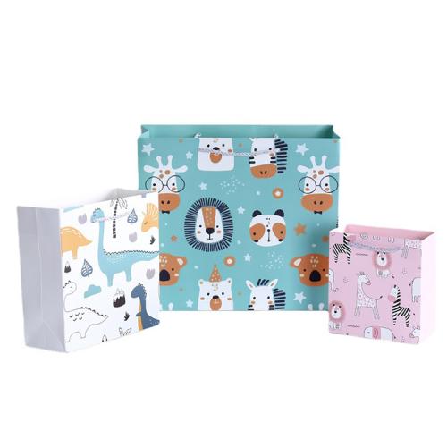 Wholesale Various Styles Colorful Cartoon Printing Boutique Shopping Paper Gift Packaging Bag With Custom Your Own Logo Wholesale Various Styles Colorful Cartoon Printing Boutique Shopping Paper Gift Packaging Bag With Custom Your Own Logo