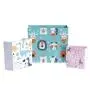 Wholesale Various Styles Colorful Cartoon Printing Boutique Shopping Paper Gift Packaging Bag With Custom Your Own Logo