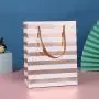 Hot Selling Recyclable Fancy Cheap Paper Gift Packaging Bags With Ribbon Handle