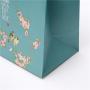Wholesale Custom Luxury Gift Garment Paper Shopping Bags With Fancy Print