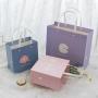 High Quality Large Elegant Universal Custom Paper Gift Bags With Flower Printing