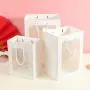 Individuell gestaltete neue Design-Papier-Geschenktüten Verpackung mit transparentem Fenster.