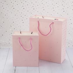 Handmade fancy types portable cheap paper bags for students gift packaging with custom design logo