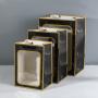 Wholesale New Design Luxury Portable Window White Card Paper Gift Bags With Handles