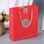 Wholesale Personality Custom Logo Printed Brand Retail Red Small Gift Paper Bag