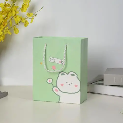 Großhandel Einfaches Versenden Günstige Bezahlbare Kleine Papiertüten Verpackung Mit Griffen