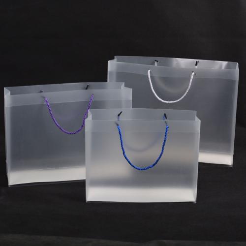 Tote Bag Shopping Bag Transparent PP PVC Plastic Fancy Factory Custom Logo Printing Screen Printing Customized Environmental