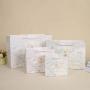 Custom High Quality Delicate Fancy Marble Types Shopping Paper Gift Bags Packaging With Handles