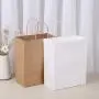 Luxury Paper Kraft Bag Handle Gift Bags Custom Shopping Paper Bag With Logo