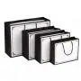 Fancy High Quality Paper Gift Bags For Clothing Shopping Packaging With Printing Design Own Logo Fancy High Quality Paper Gift Bags For Clothing Shopping Packaging With Printing Design Own Logo