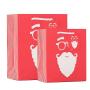 Hot Selling Custom Logo Festive Christmas Paper Gift Packaging Bags With Handles