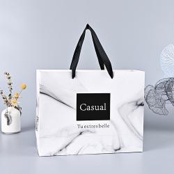 Custom New Design Luxury Gift Paper Bag Cheap Shopping Paper Garment Bags