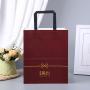 Custom Logo Low Price Luxury Retail Gift Shopping Paper Bag With Ribbon Handles