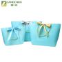 Hot Selling Custom Logo Lovely Fancy Shopping Bag Recycled Wedding Premium Jewelry Gift Packaging Paper Bag With Ribbon Bow Tie