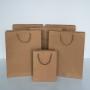 Wholesale Hot Selling Low Price Custom Printed Brown Kraft Paper Packaging Bags Handle