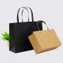 Wholesale Good Quality Portable Recycled Brown Kraft Paper Garment Gift Bag With Customized Printed