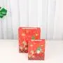 Maßgeschneiderte, hochwertige, niedliche, filigrane, weihnachtliche Karton-Geschenkpapierbeutel mit Griffen – Colorful bedruckt.