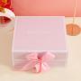 Wholesale Hot-selling Luxury Cardboard Packing Gift Box With Pink Bowknot