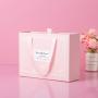 Hot Selling Luxury Fancy Pink Rigid Box Valentine Paper Gift Packaging Box Set With Custom Logo