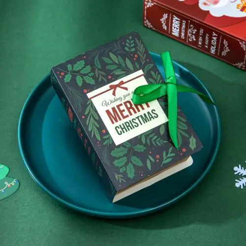 Wholesale New Design Book Shaped Color Printing Christmas Gift Packaging Box Wholesale New Design Book Shaped Color Printing Christmas Gift Packaging Box