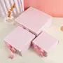 Wholesale Hot-selling Luxury Cardboard Packing Gift Box With Pink Bowknot Wholesale Hot-selling Luxury Cardboard Packing Gift Box With Pink Bowknot