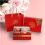 High Quality Red Festive Wedding Gift Packaging Box Custom Large Capacity Gift Box