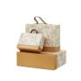 Hot-selling Customised Size Rigid Cardboard Decoration Gift Boxes Sets with Handle Customized Paperboard GHH0415N Gift & Craft