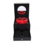 Customized High Quality Romantic Rigid Cardboard Box Textural Jewelry Gift Boxes With Mirror