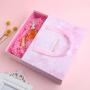 Hot Selling Luxury Romantic Portable Valentine Pink Drawer Gift Box For Girlfriend