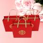 High Quality Red Festive Wedding Gift Packaging Box Custom Large Capacity Gift Box