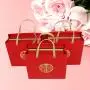 High Quality Red Festive Wedding Gift Packaging Box Custom Large Capacity Gift Box