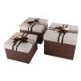 Multi Size Various Colors Bow Gift Packaging Boxes Custom Gift Box With Ribbon