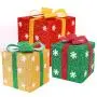 Custom Christmas Paper Box Cardboard Easy Shipping Packaging Gift Box With Colorful Ribbon Ties Custom Christmas Paper Box Cardboard Easy Shipping Packaging Gift Box With Colorful Ribbon Ties
