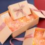 Customized Romantic Colorful Glossy Cardboard Valentine Gift Boxes With Custom Logo