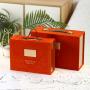 Luxury Recycled Handmade Red Large Wedding Gift Boxes With Custom Logo