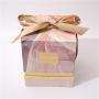 Manufacture Elegant Logo Printed Square Paper Gift Box Folding Rigid Paper Box