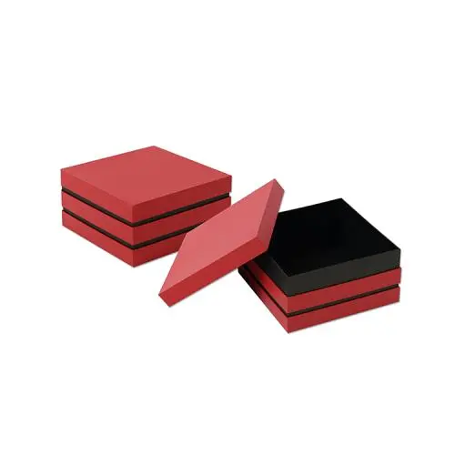 Boîtes d’emballage en carton pliables sur mesure de luxe avec couvercle. Boîtes d’emballage en carton pliables sur mesure de luxe avec couvercle.