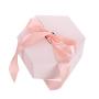 High Quality Luxury Polygonal Hexagonal Easy Shipping Valentine Custom Gift Box With Ribbon Tie