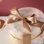 Hot Sale Creative Round Wedding Gift Box Packaging Cover And Tray With Custom Design Logo