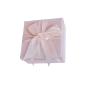 Customized High Quality Luxury Pink Romantic Glossy Cardboard Ribbon Gift Box