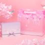 Hot Sale Luxury Custom Elegant Romantic Pink Valentine Rigid Gift Box Packaging