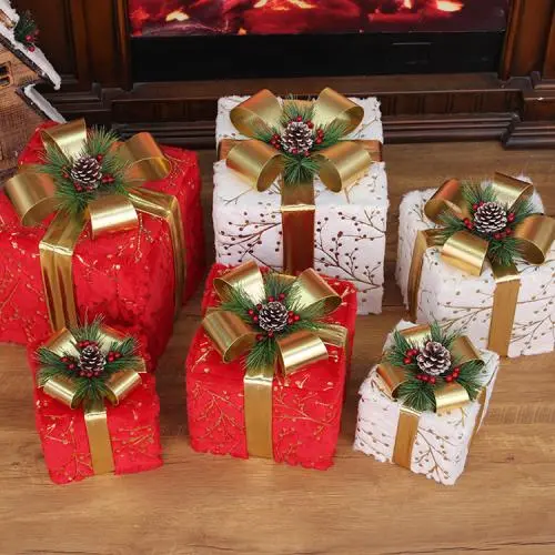 High Quality Customized Luxury Handmade Christmas Gift Box Packaging With Logo