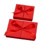 Customized High Quality Luxury Colorful Cardboard Gift Boxes Sets With Ribbon Tie