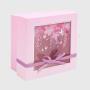 Hot Sale Luxury Custom Elegant Romantic Pink Valentine Rigid Gift Box Packaging