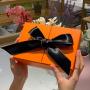 Customized High Quality Luxury Colorful Cardboard Gift Boxes Sets With Ribbon Tie