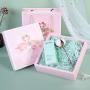 Wholesale Customized Cute Luxury Holiday Party Rigid Gift Box Packaging With Gift Bag